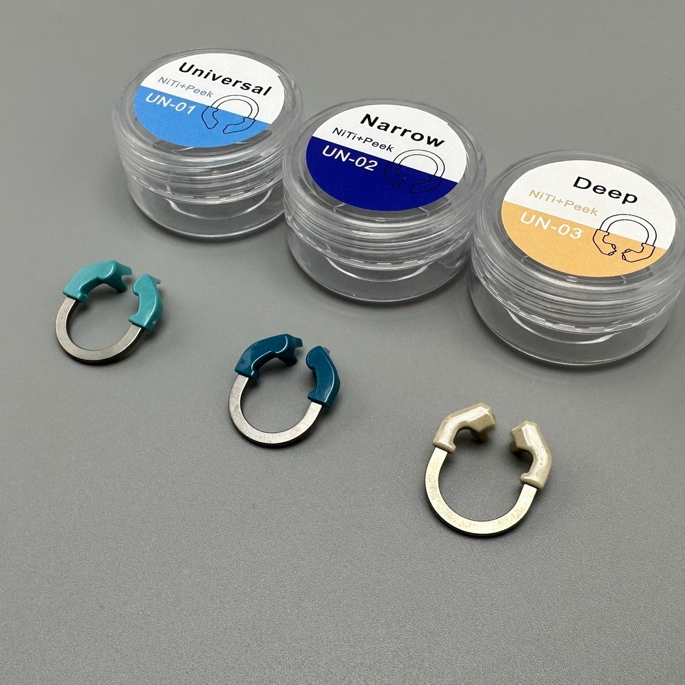 Dental Nickel Titanium Clamping Ring Matrix Bands Sectional Contoured Matrix