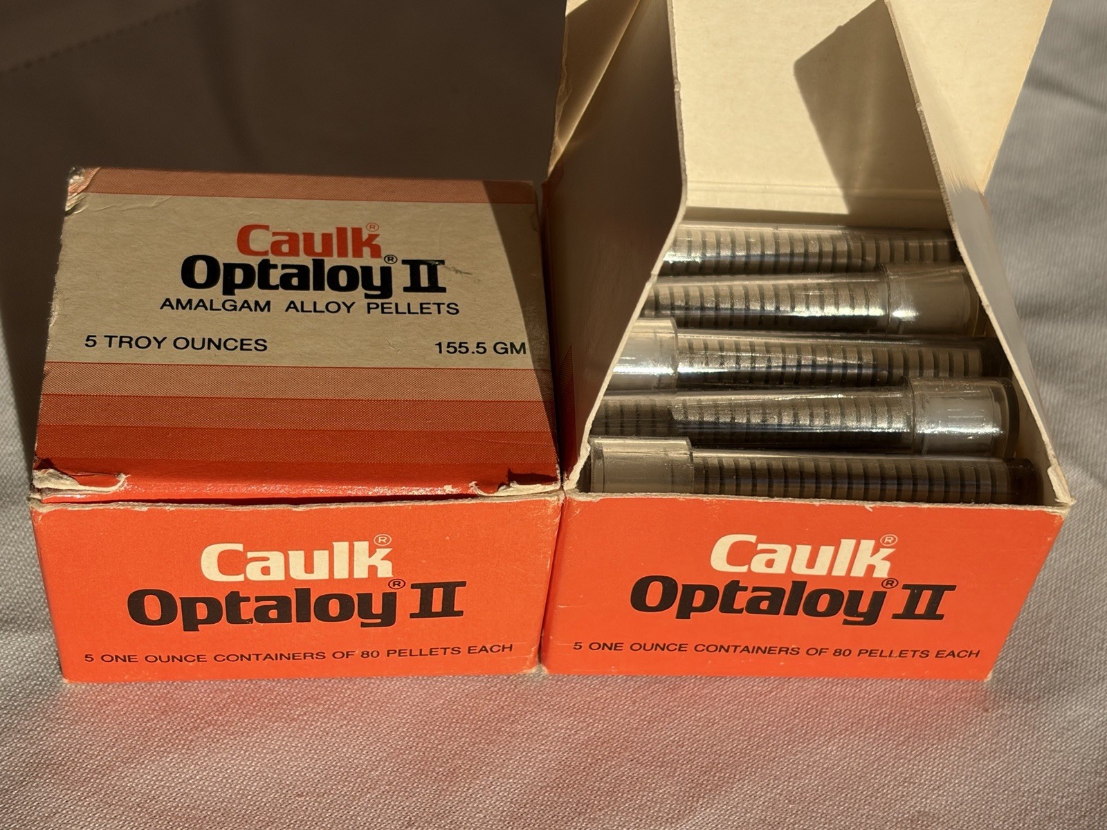 CAULK OPTALOY II 10 Troy Oz 800 Pellets Silver Amalgam Alloy Type II Class 3