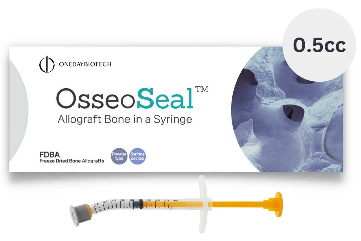Allograft Cortical/Cancellous 2 Powder in a Syringe 0.5 cc, Total 1.0cc FDBA