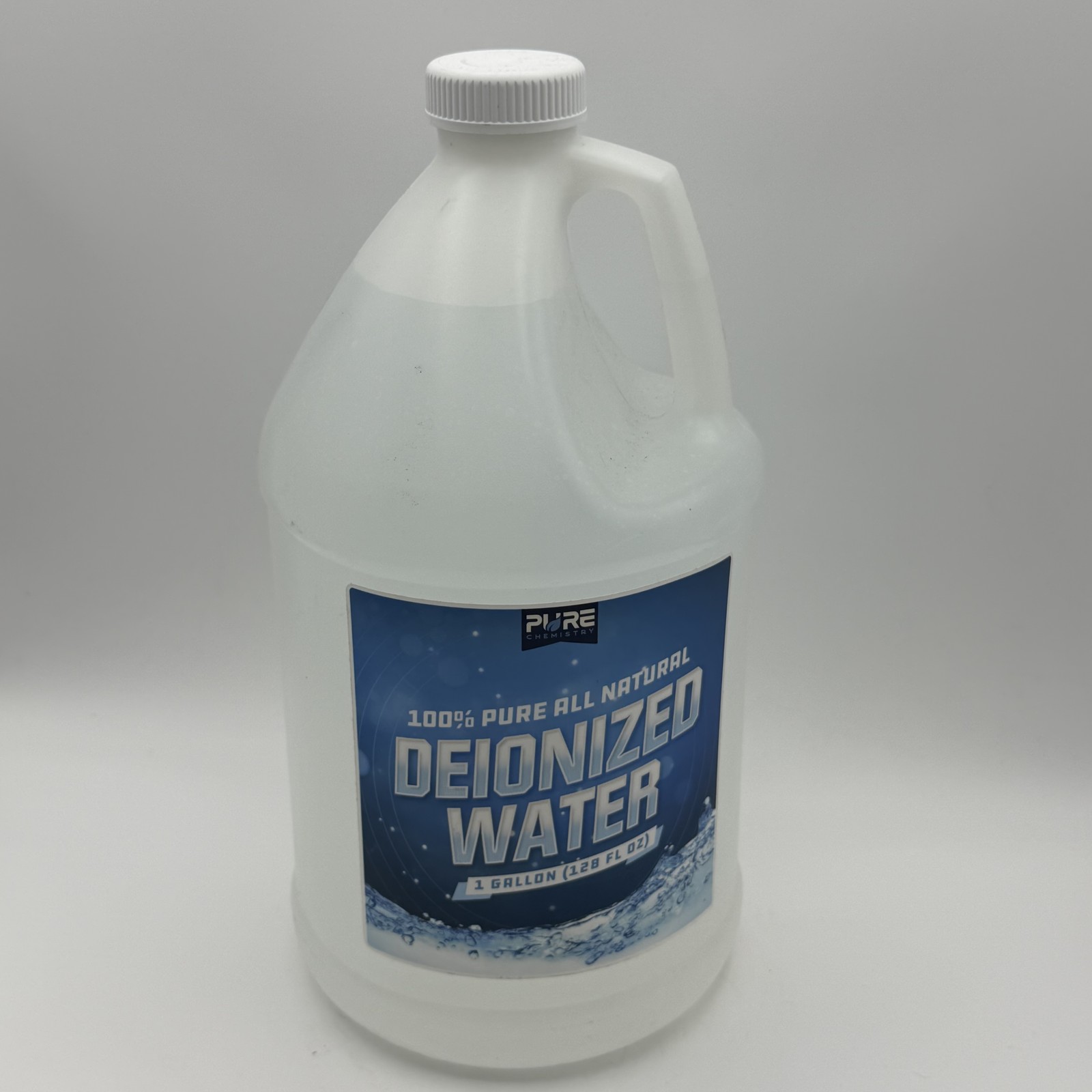 PURE CHEMISTRY 100% Pure All Natural Deionized Water 1 Gallon (128 fl oz)