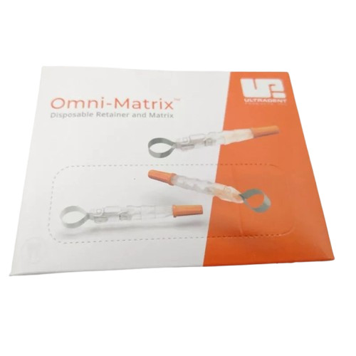 Ultradent 7701 Omni-Matrix Universal Bands 6.5mm Wingless .001″ Orange 48/Pk