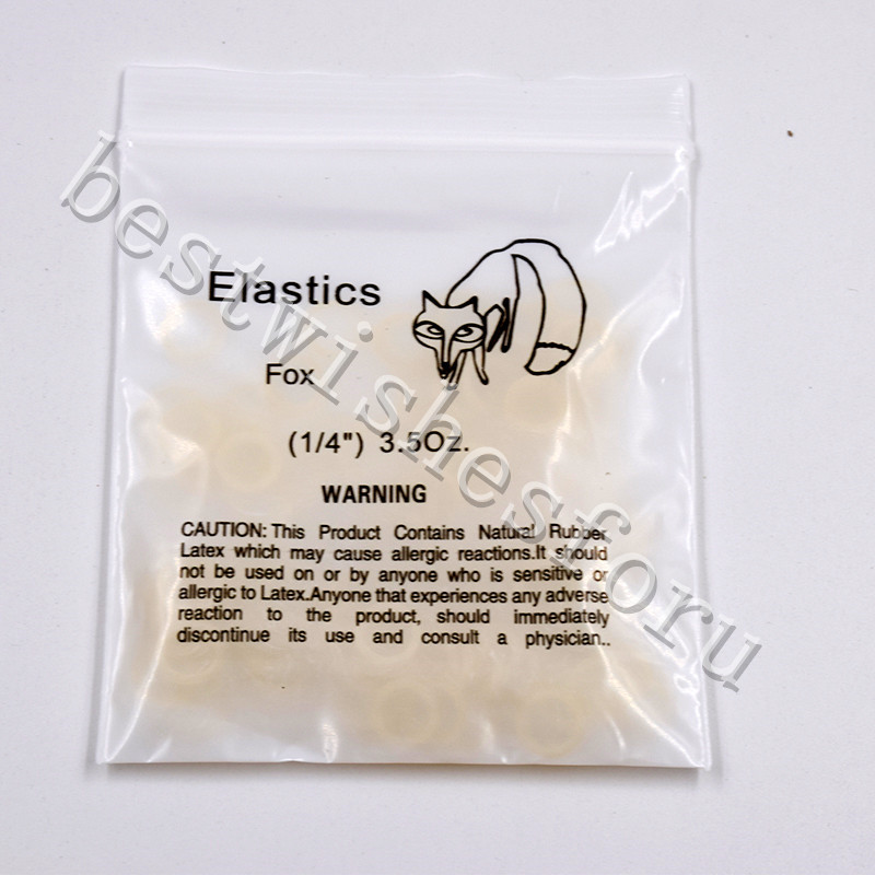 1000 Pc 1/4 Fox 3.5Oz Light Dental Orthodontic Latex Elastic Rubber Braces Bands