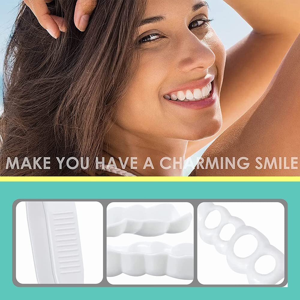 1Set Dentures Veneers Tooth,Dental Care Kits for 1 Count (Pack of 1), white