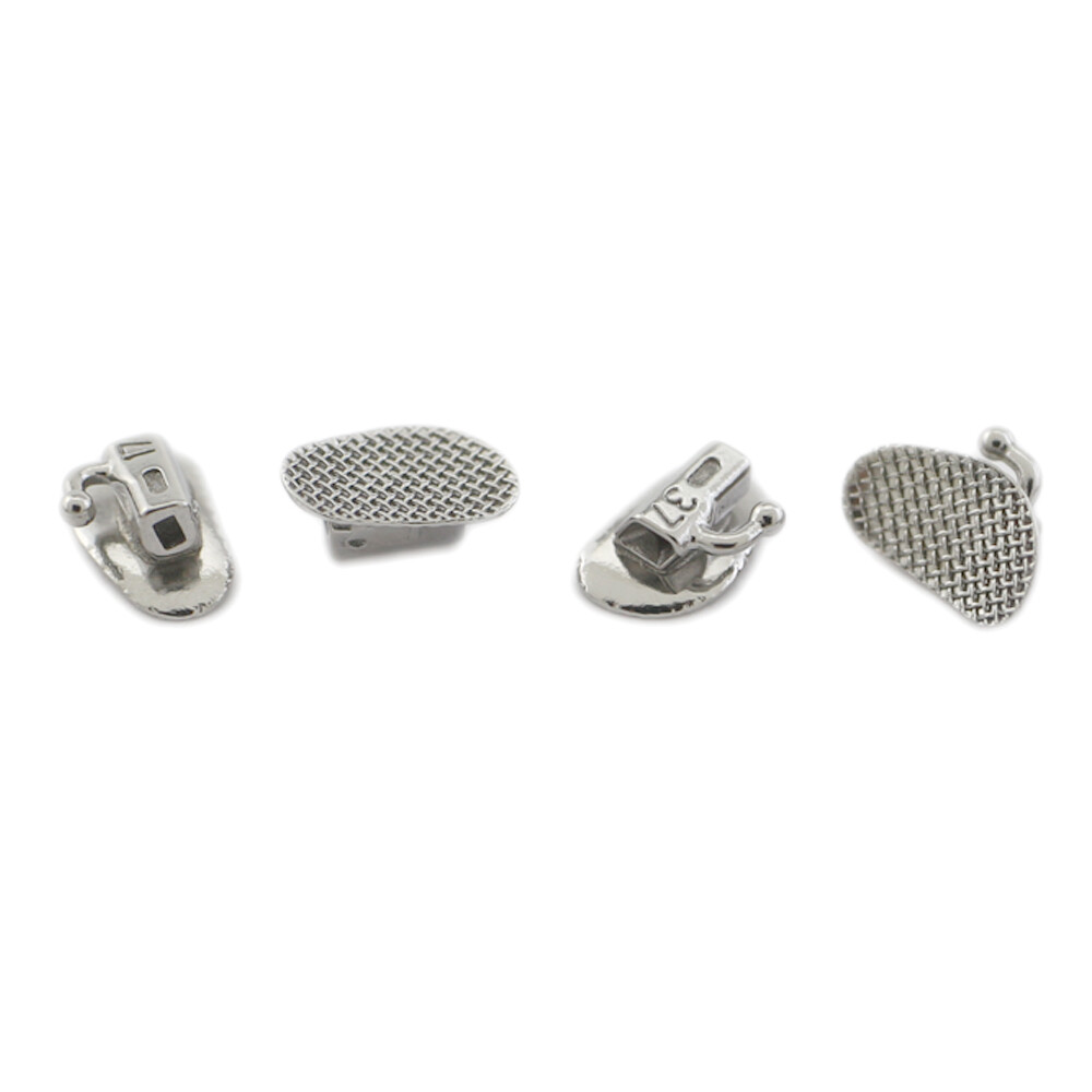 Dental Orthodontic Buccal Tubes MBT 0.022 1st 2nd Molar Bondable Mesh Base MIM