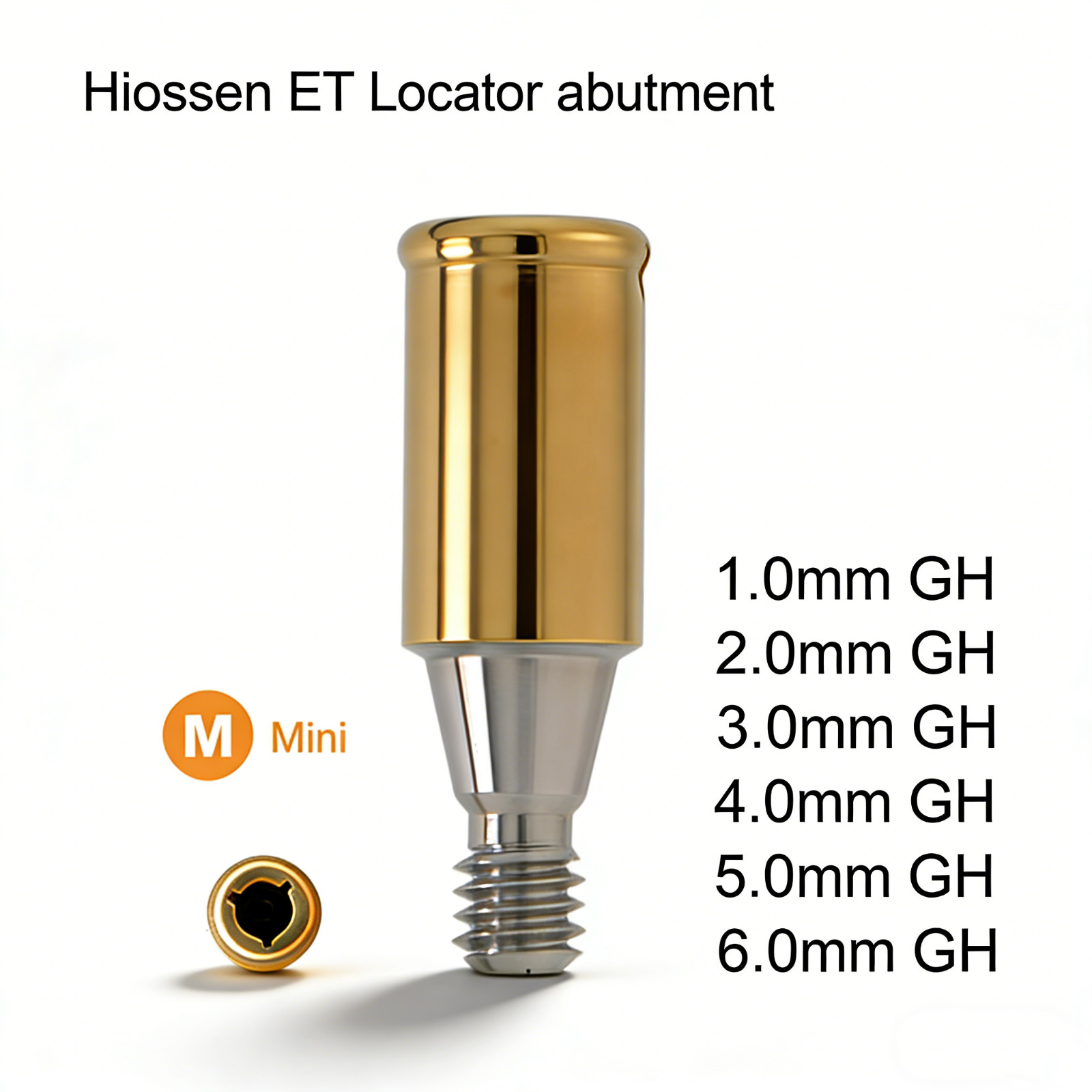 US Mini Platform ZEST Locator Legacy Abutment For Hiossen ET Implant Overdenture