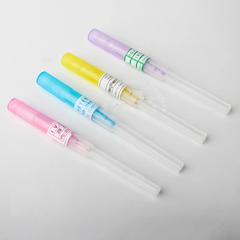 50pcs IV Cannula Pen Type Intravenous Injection Catheter 20G