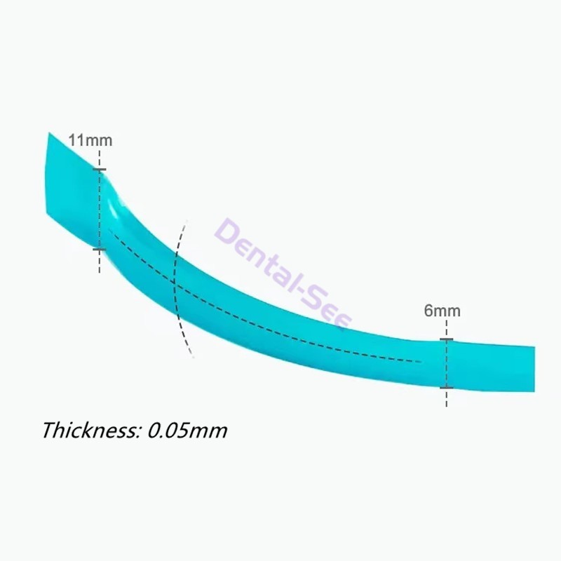 Dental Contoured Anterior Matrix Bands Teeth Restoration Strip Twin Matrices