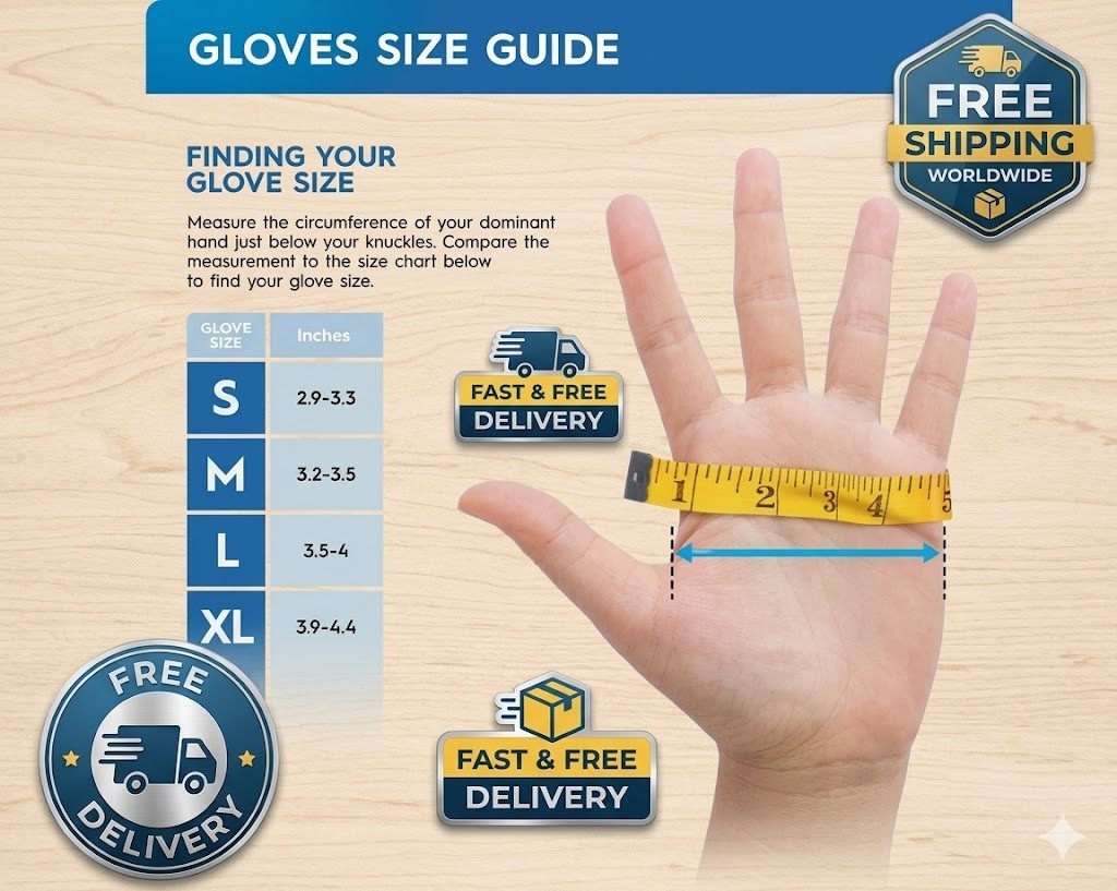Kingfa Blue Nitrile Medical Gloves Powder & Latex Free Disposable 3 mil