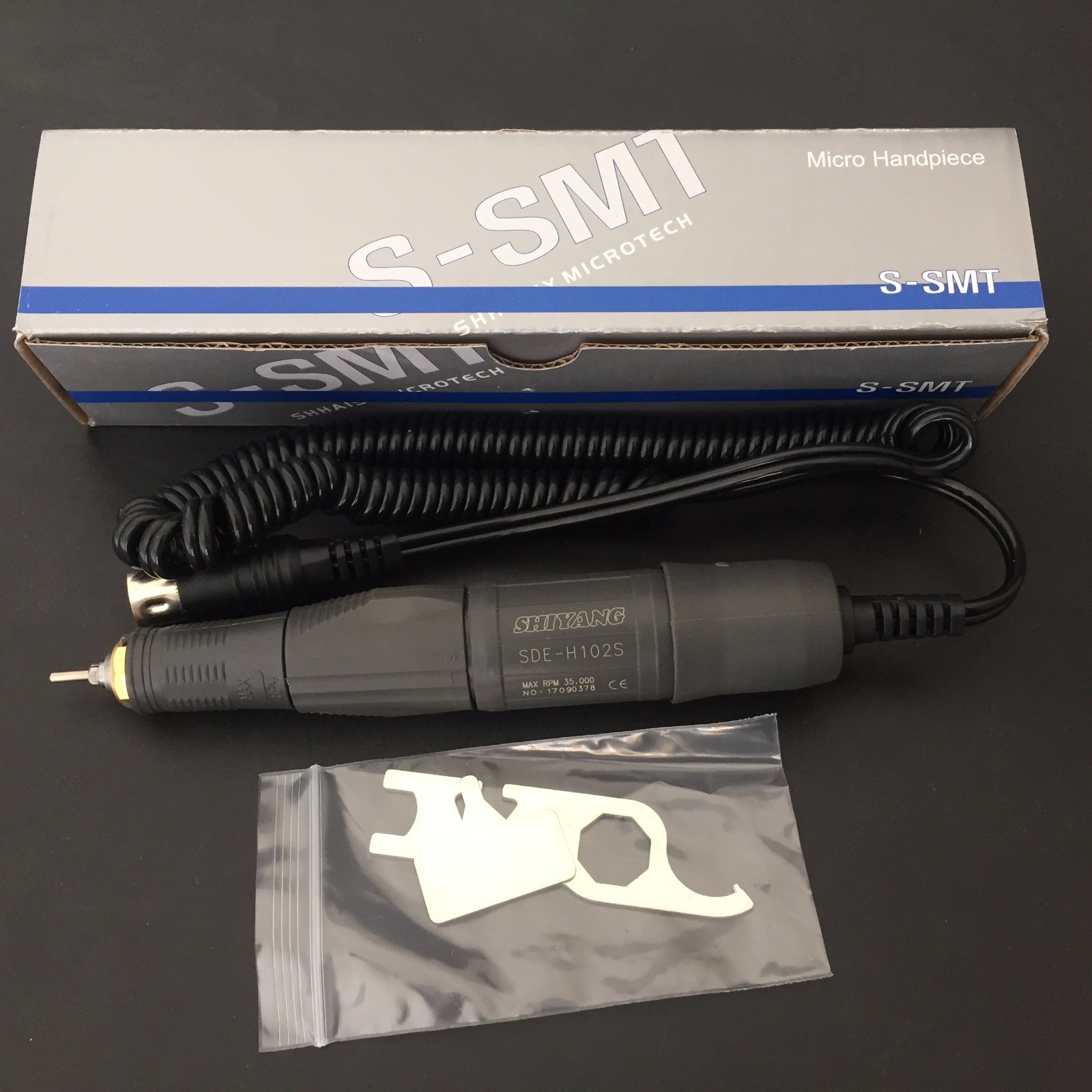 3pcs Dental Lab Electric Micromotor Motor Polishing Handpiece for 35K RPM SHIYAN