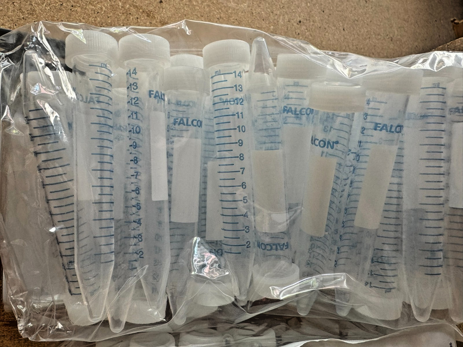 Corning Falcon 352096 High Clarity 15ml Sterile Conical Centrifuge Tubes – 50pk
