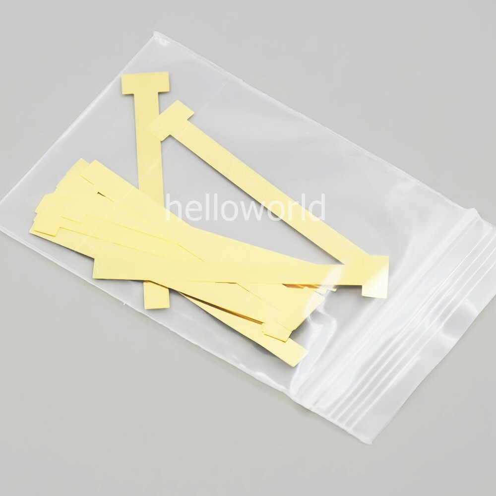 20 Pcs/Pack Dental Matrix T Bands Brass Straight Operatory Restoration 0.05mm
