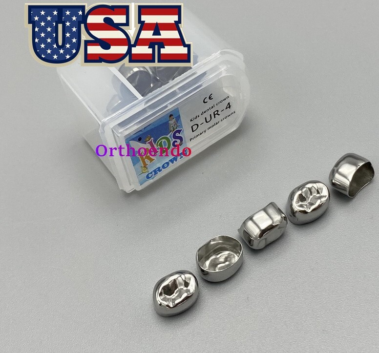 Dental Pediatric Crown Kids stainless steel molar crowns preformed Primary
