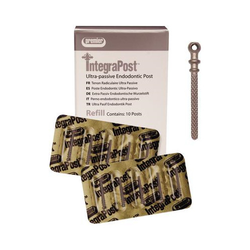 Premier Dental 3001110 Integrapost Titanium Alloy Refills Size #4 10/Pk
