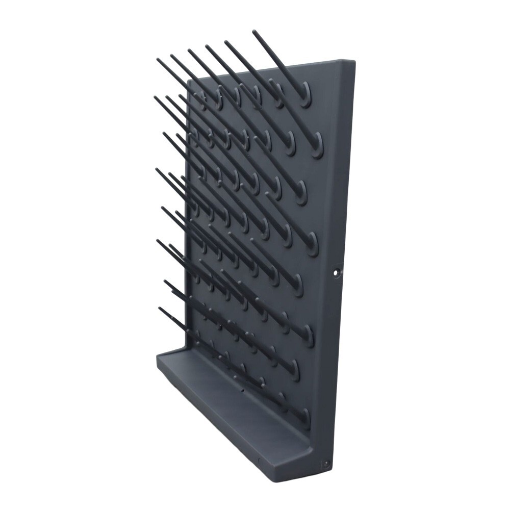 Desk/Wall-Mount 52-Pegs Detachable Flask/Test Tube Drying Rack Lab Supply