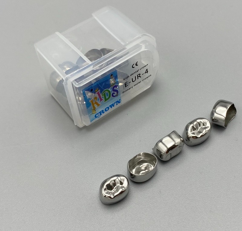 Dental Kids Crown stainless steel Primary Molar Pediatric Crowns Kit 48Sizes USA