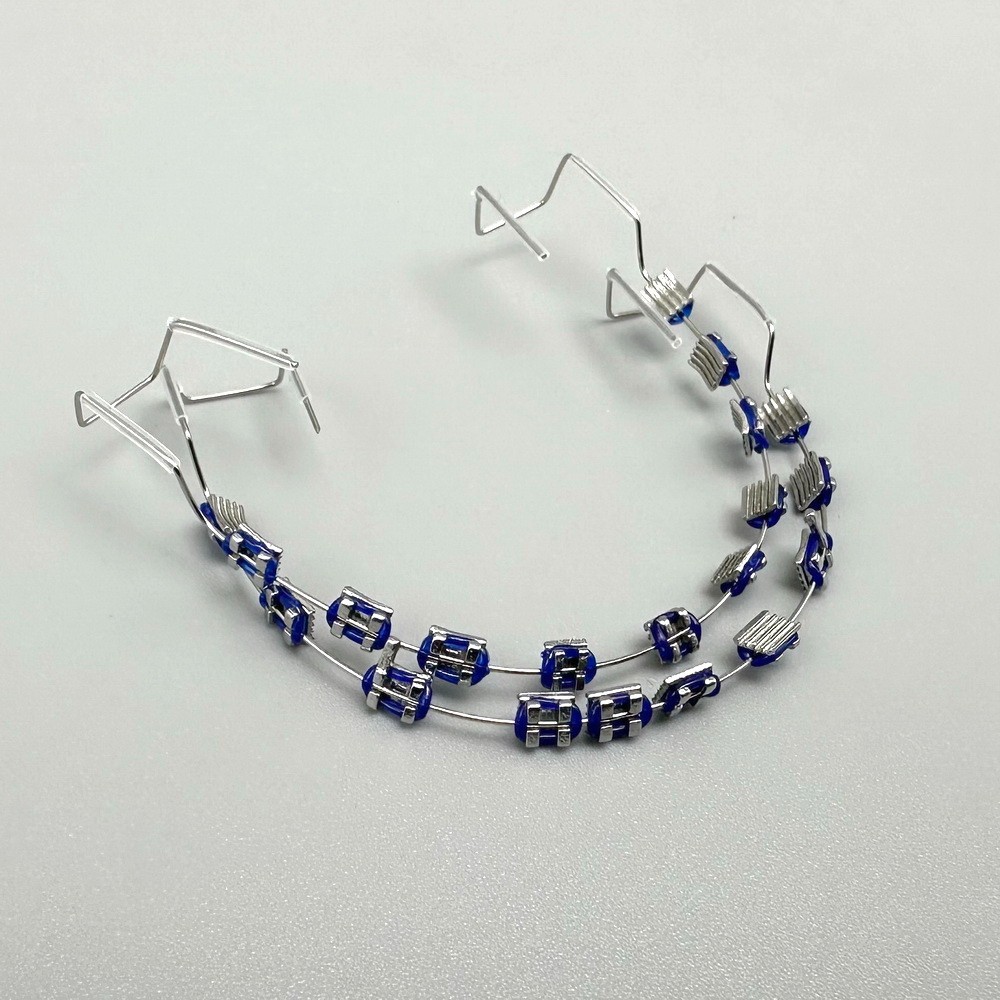 Temporary Tooth Decoration Fake Braces Metal Wires Ortho Bracket Ligature Ties