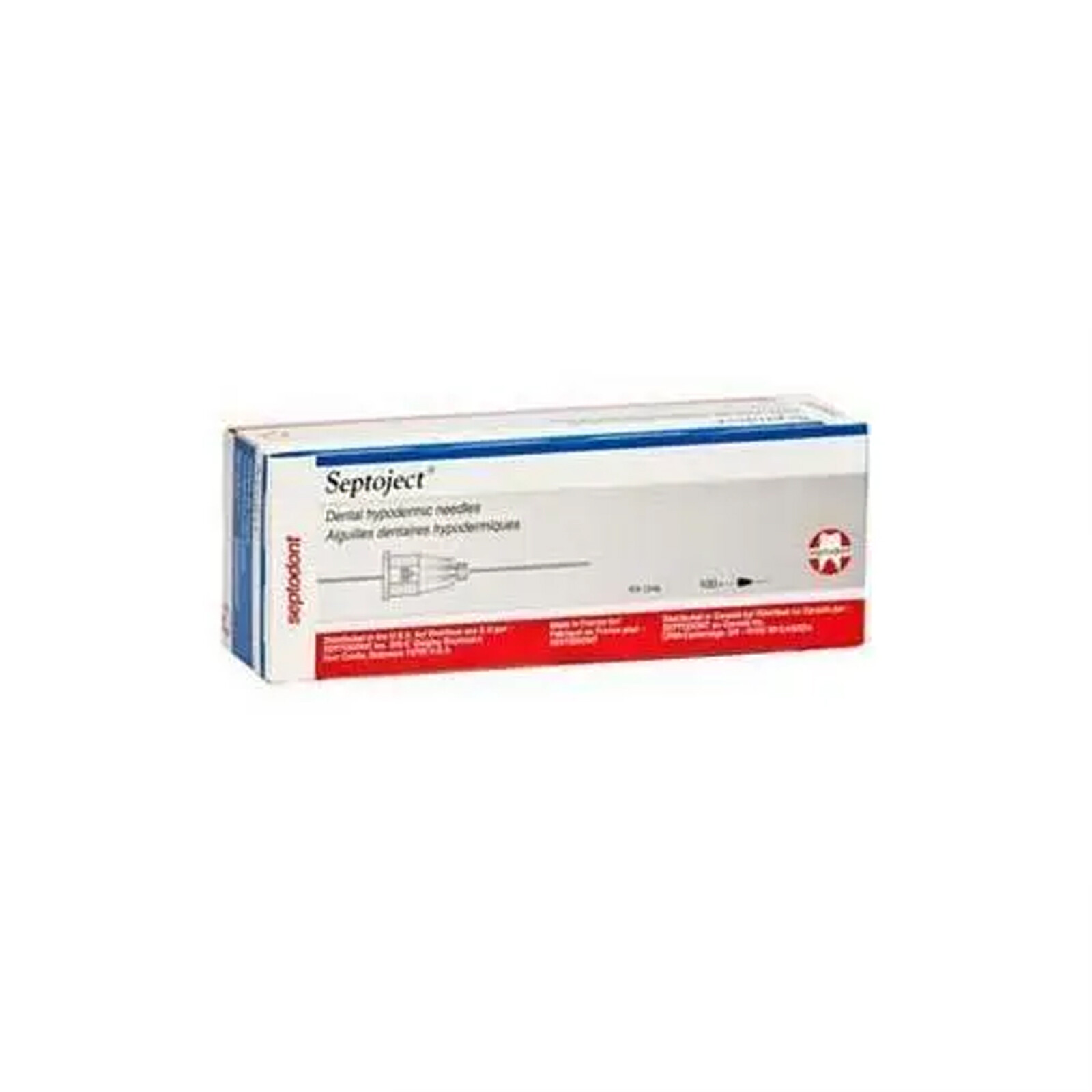 Septodont N1300 / N1272 Septoject Sterile 30 / 27 Gauge Extra Short Purple 100Pk