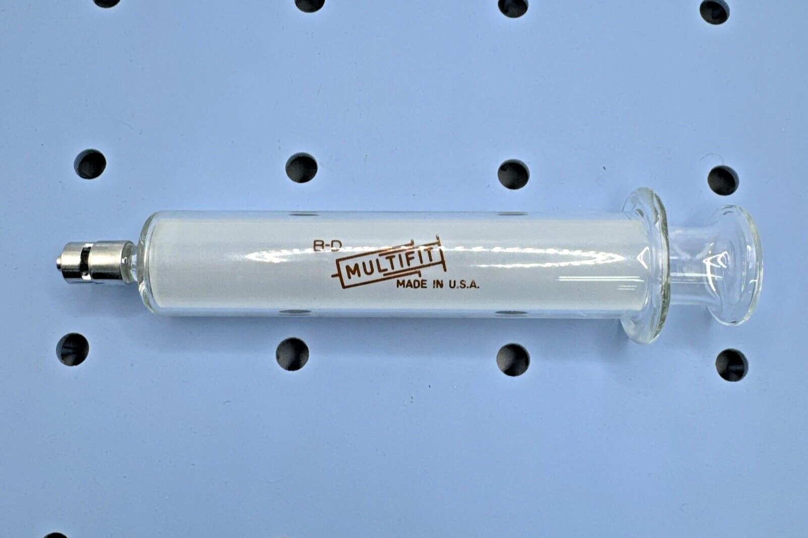 BD Multifit 20cc Reusable Glass Syringe w/ Metal Luer-Lock Tip