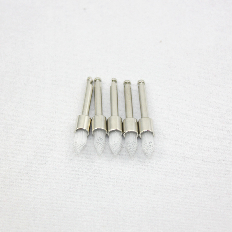 100 PCS New Disposable Taperd Type Dental Nylon Polishing Prophy Brush