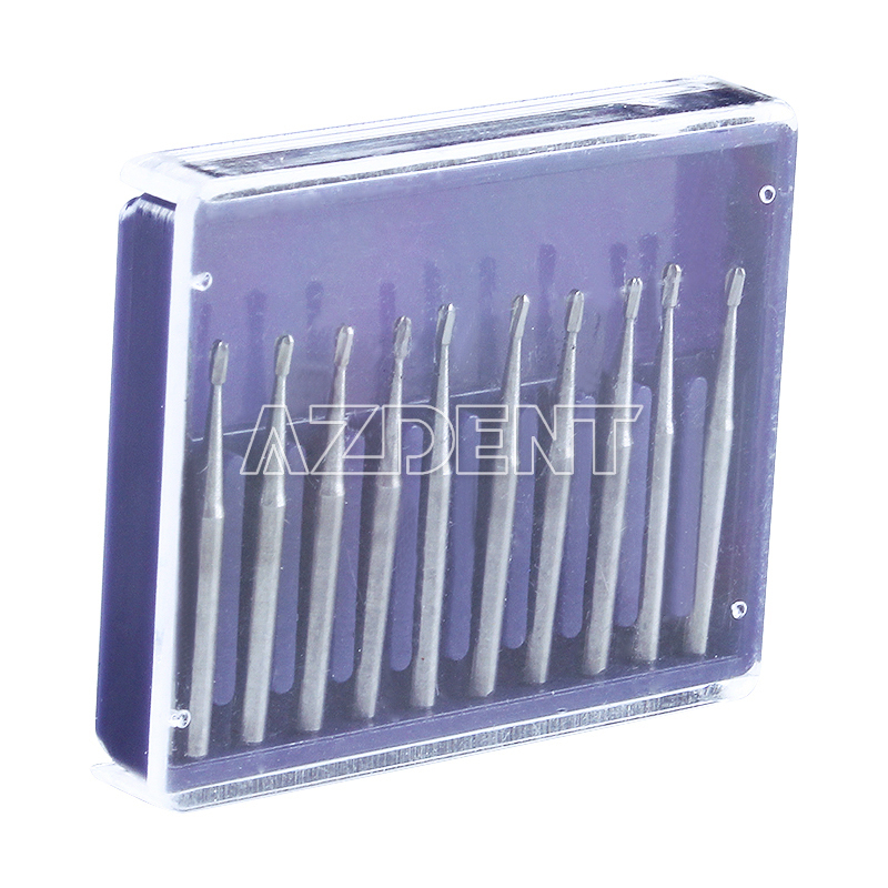 Fresas dentales de acero de tungsteno FG330 de carburo en forma de pera FG1.6mm