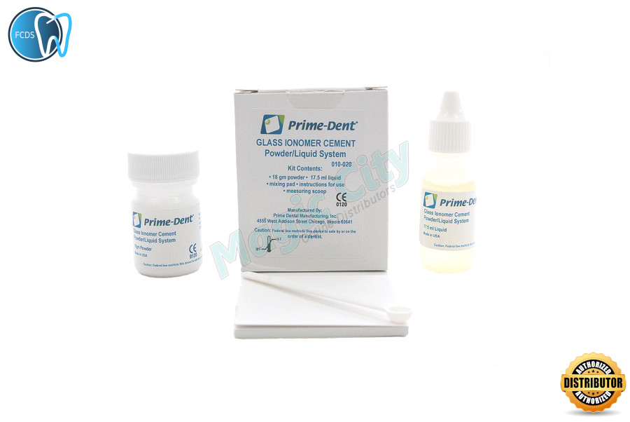 PERMANENT CROWN BRIDGE CEMENT KIT DENTAL GLASS IONOMER KIT