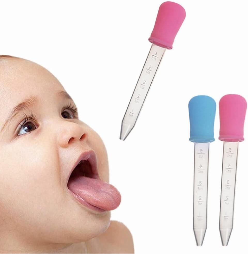 5Ml Liquid Droppers Medicine Silicone and Plastic Pipettes Eye Dropper with Bulb