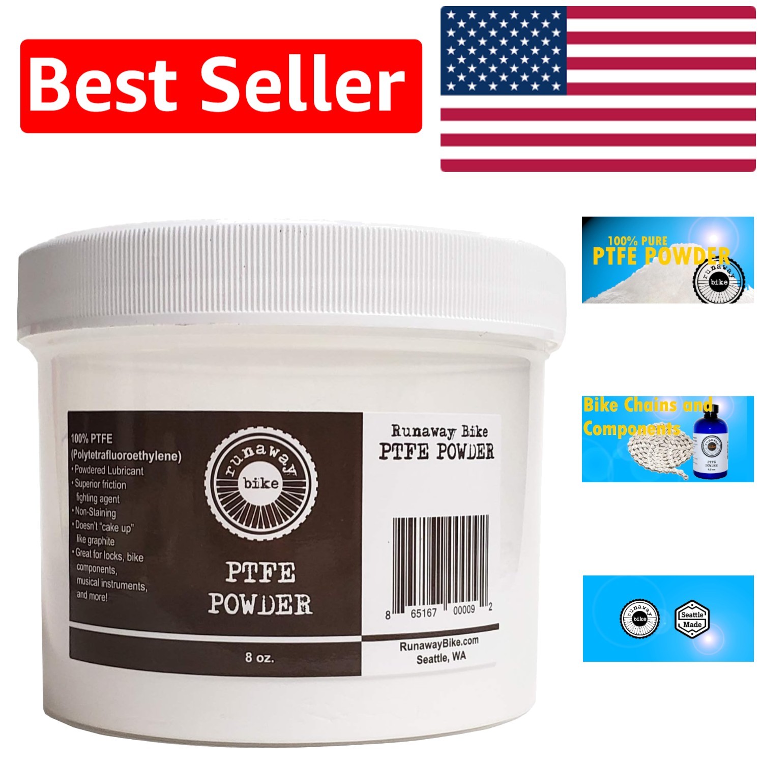 Effortless Application 1.5 oz PTFE Powder Teflon Lubricant for Everyday Needs