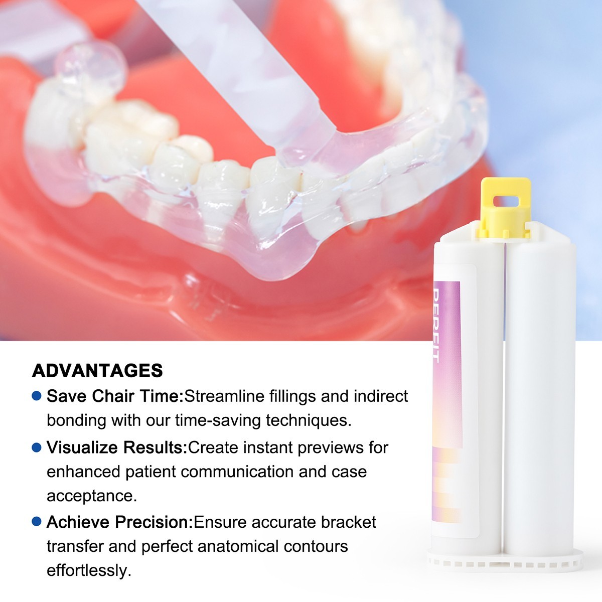 Dental Regular BODY Fast Set VPS PVS VPS Impression Material 50ML*2 Cartridges
