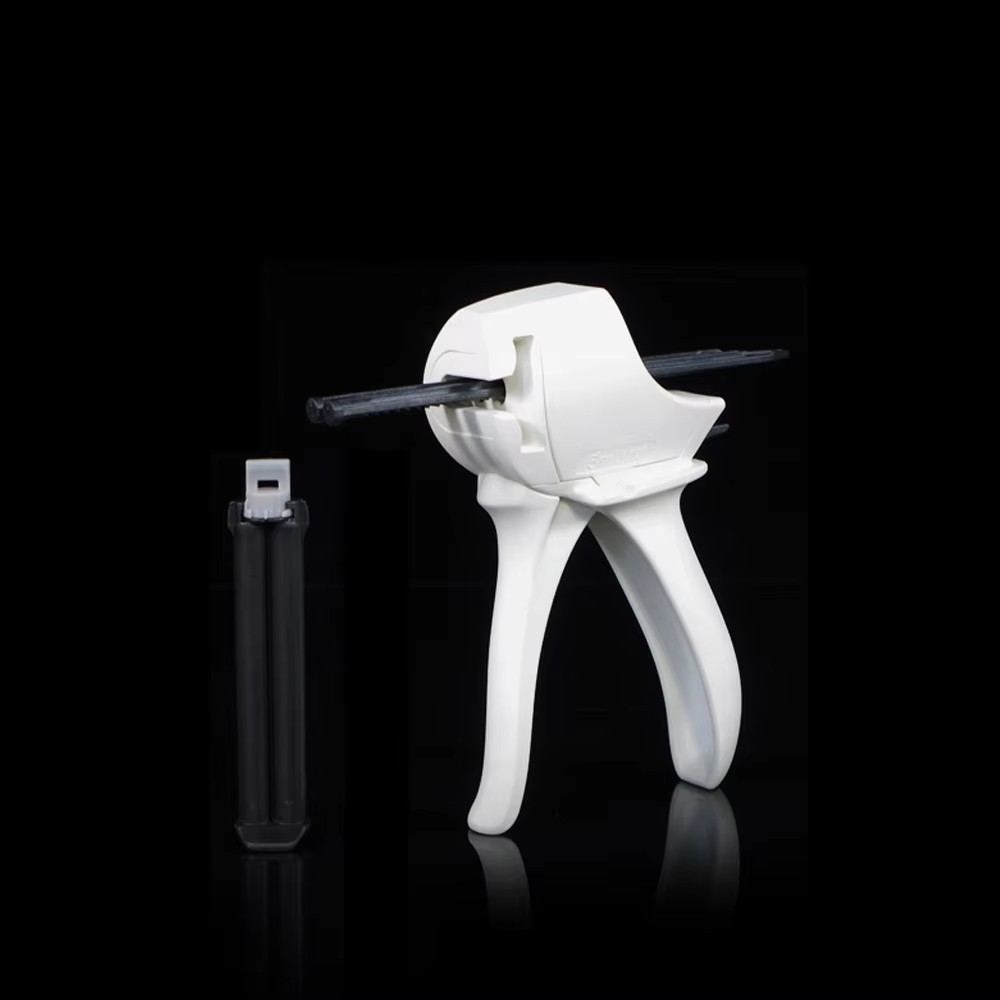 1pcs Dental Impression Dispenser Mixing Dispensing Delivery Gun 5ml Mixer 1:1