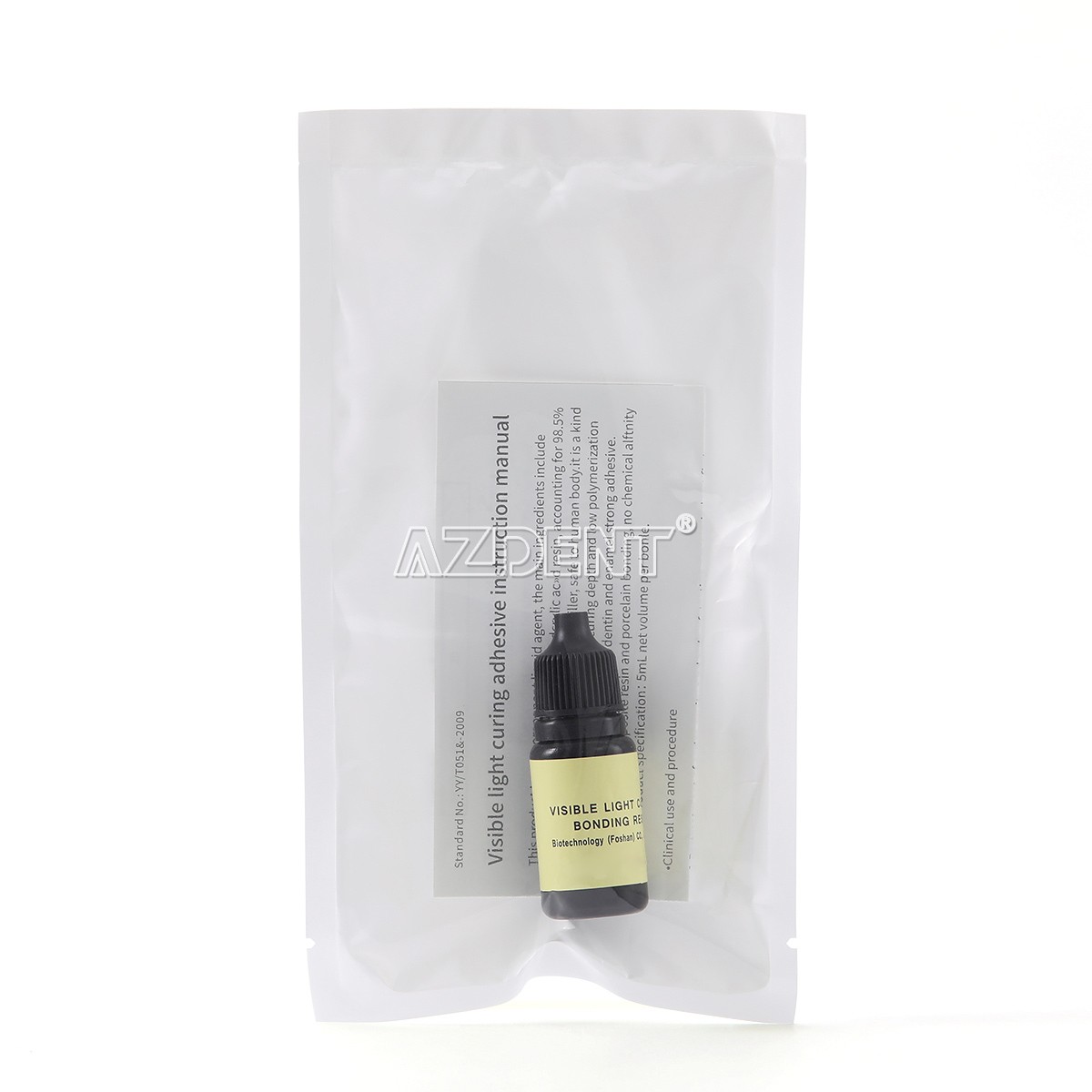 Dental Light Cure Orthodontic Resin Adhesive Ortho Bond Kit & Accessories
