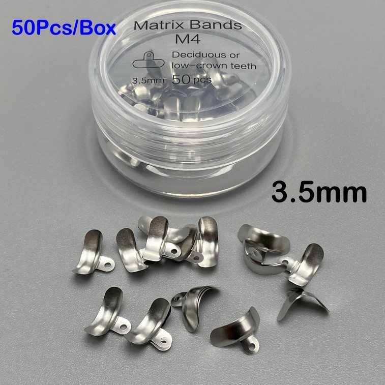 Dental Sectional Contoured System Matrix Bands M4 Metal Matrices Refill 3.5mm