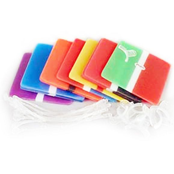 ProForm Tri-Color Mouthguard Laminate – Orange/Black/Orange, 12/Box.