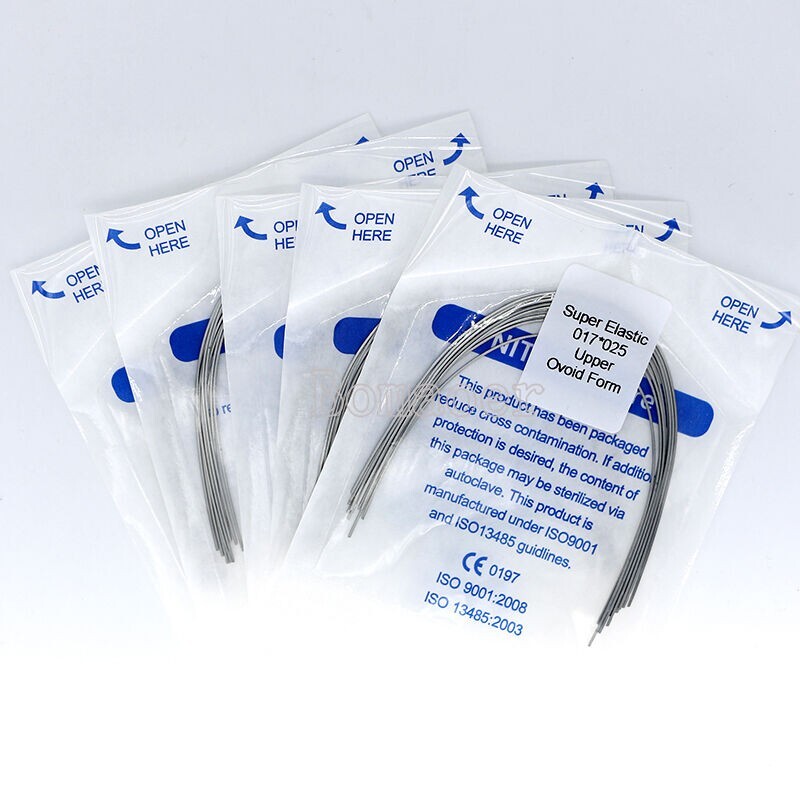 1 Pack Dental Orthodontic Super Elastic NI-TI Arch Rectangular Wire 17×25 Upper