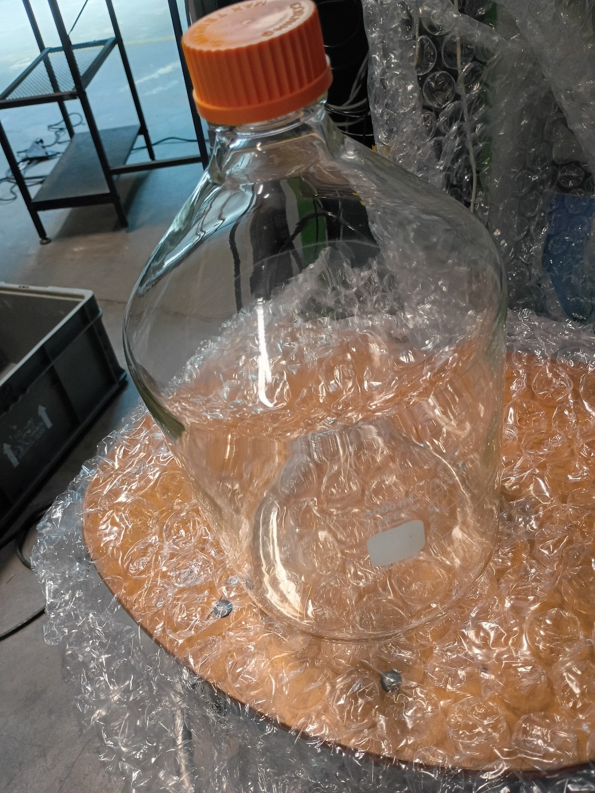 Corning Graduated Media Storage Bottle 5000ml GL-45 Screw Cap 1395-5L Pyrex