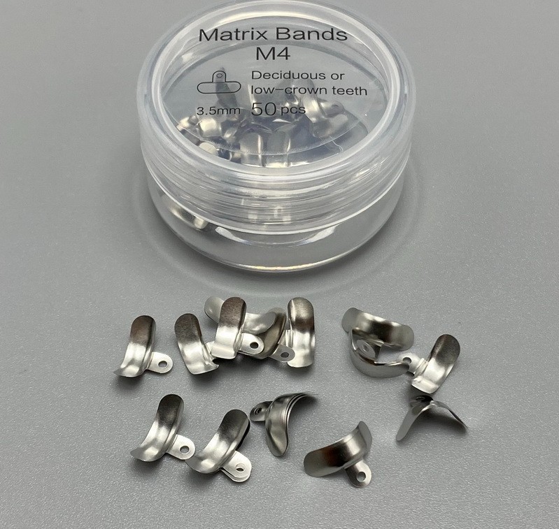 Dental Sectional Contoured System Matrix Bands M4 Metal Matrices Refill 3.5mm