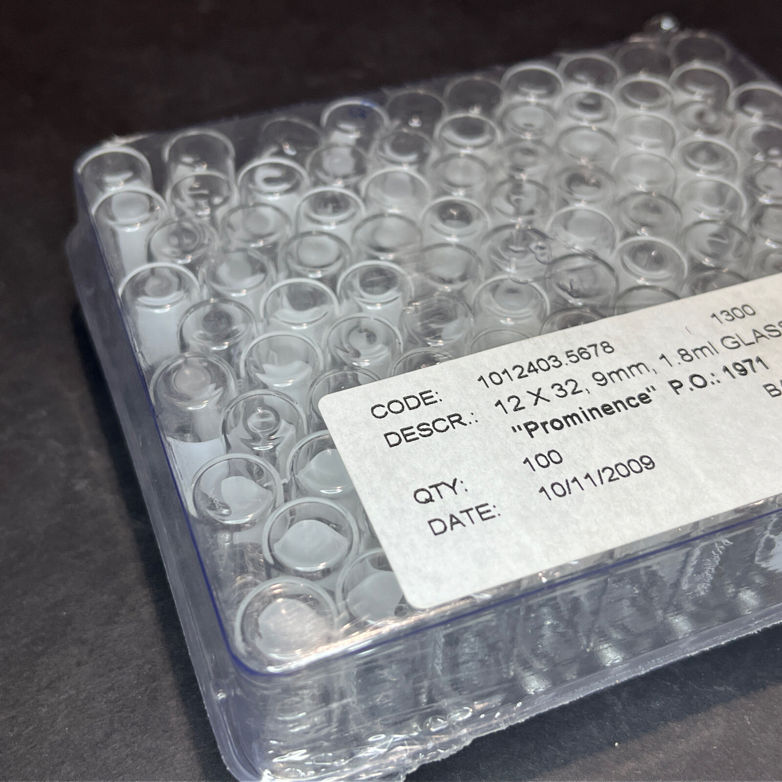 VWR Clear Glass Vial 1.8 ml 9 mm Screw Neck 12 x 32 mm Total of 100 Vials
