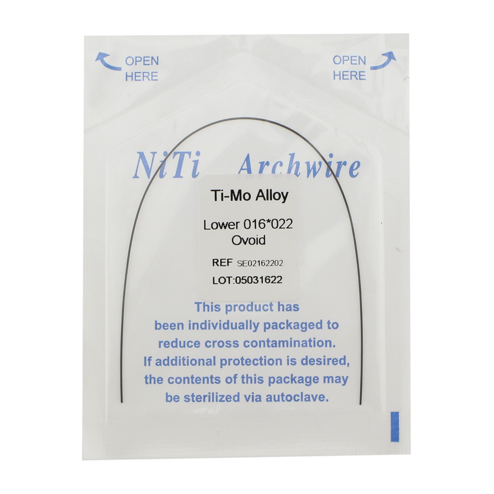 Dental Orthodontic Arch Wires Ovoid Ti-Mo Alloy TMA Titanium Molybdenum DAMON AO