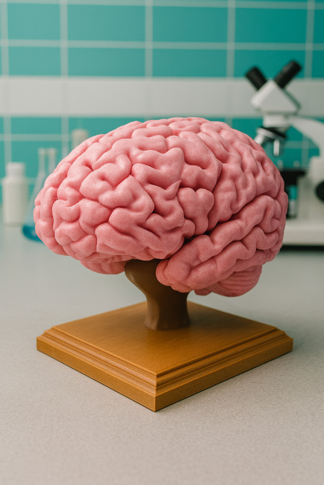1:1 Scale Human Brain Model from MRI Scan – A+ Quality Anatomical Replica Model