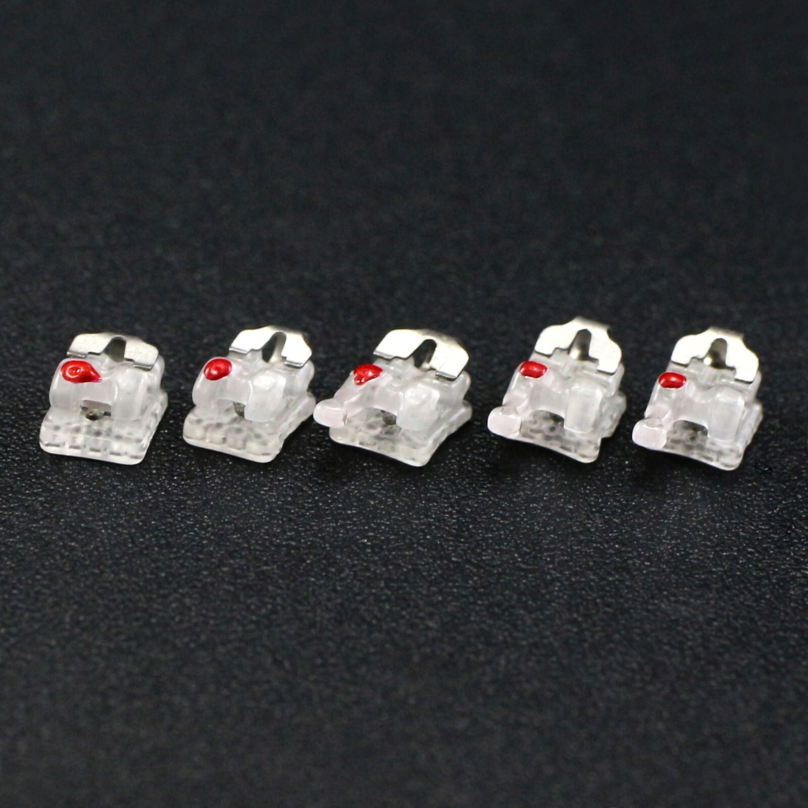 Orthodontic Bracket Self Ligating Ceramic Clear Aesthetic Interactive Roth 0.022