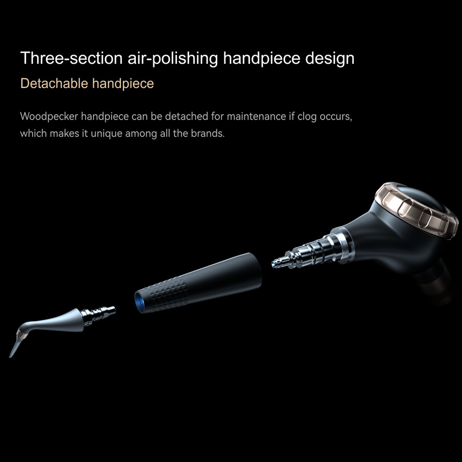 Woodpecker Dental Air Polisher AP-H Supragingival Air Polishing Handpiece