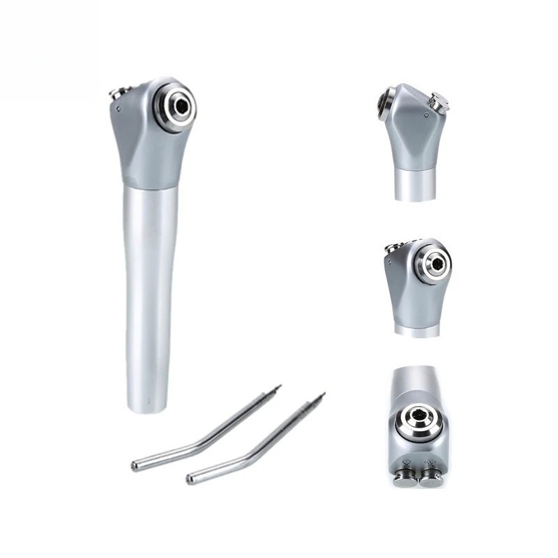 1 Set Dental Air Water Spray Triple 3-way Syringe Button Handpiece+2 Nozzle Tips