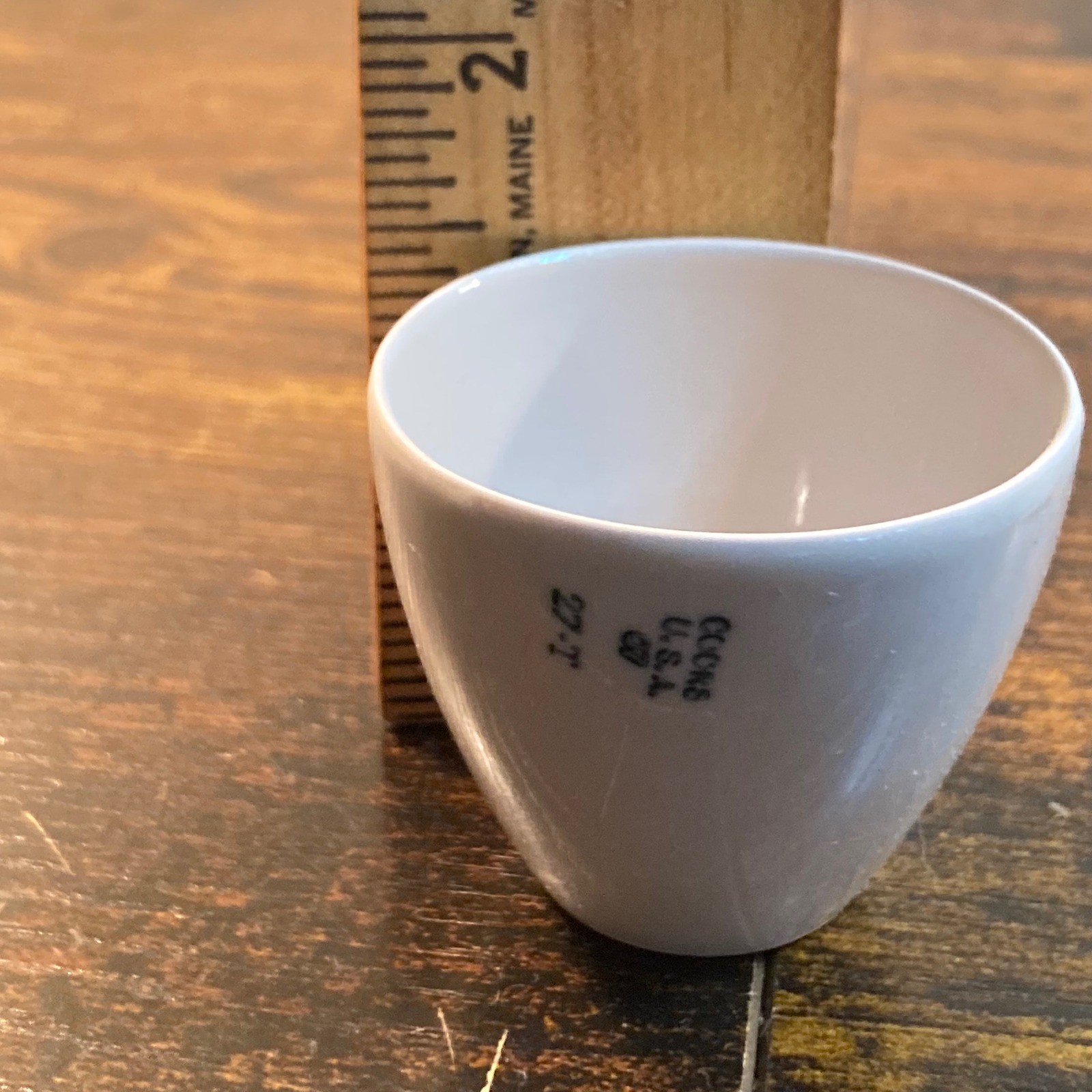 11pc Coors USA Porcelain Lab Crucibles 23007-1 White Ceramic 27-T Vtg Scientific