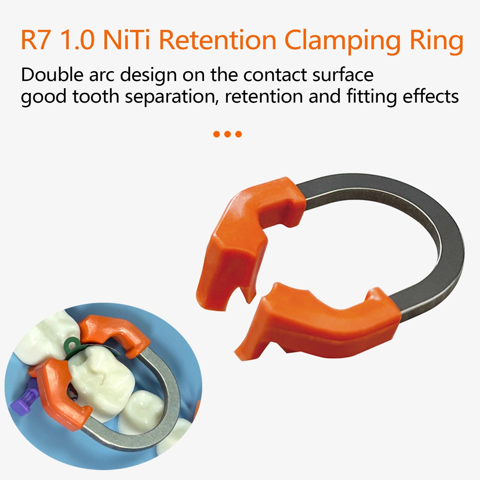 Dental Matrix Bands Ring Sectional Matrice Clamp Wedges Fit Palodent V3 System