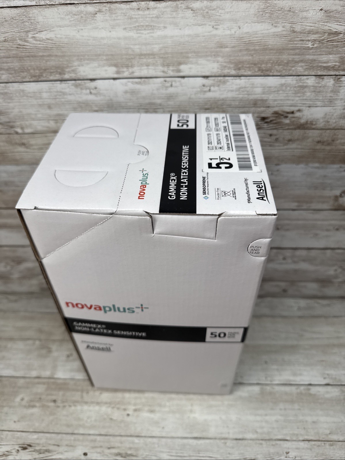 Gammex NovaPlus Non-Latex SENSITIVE Surgical Glove *1 Box* Size: 5.5 *See Date*