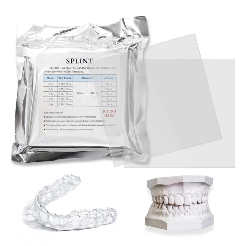 Dental Lab Splint Thermoforming Material Orthodontic Vacuum Forming Hard/Soft