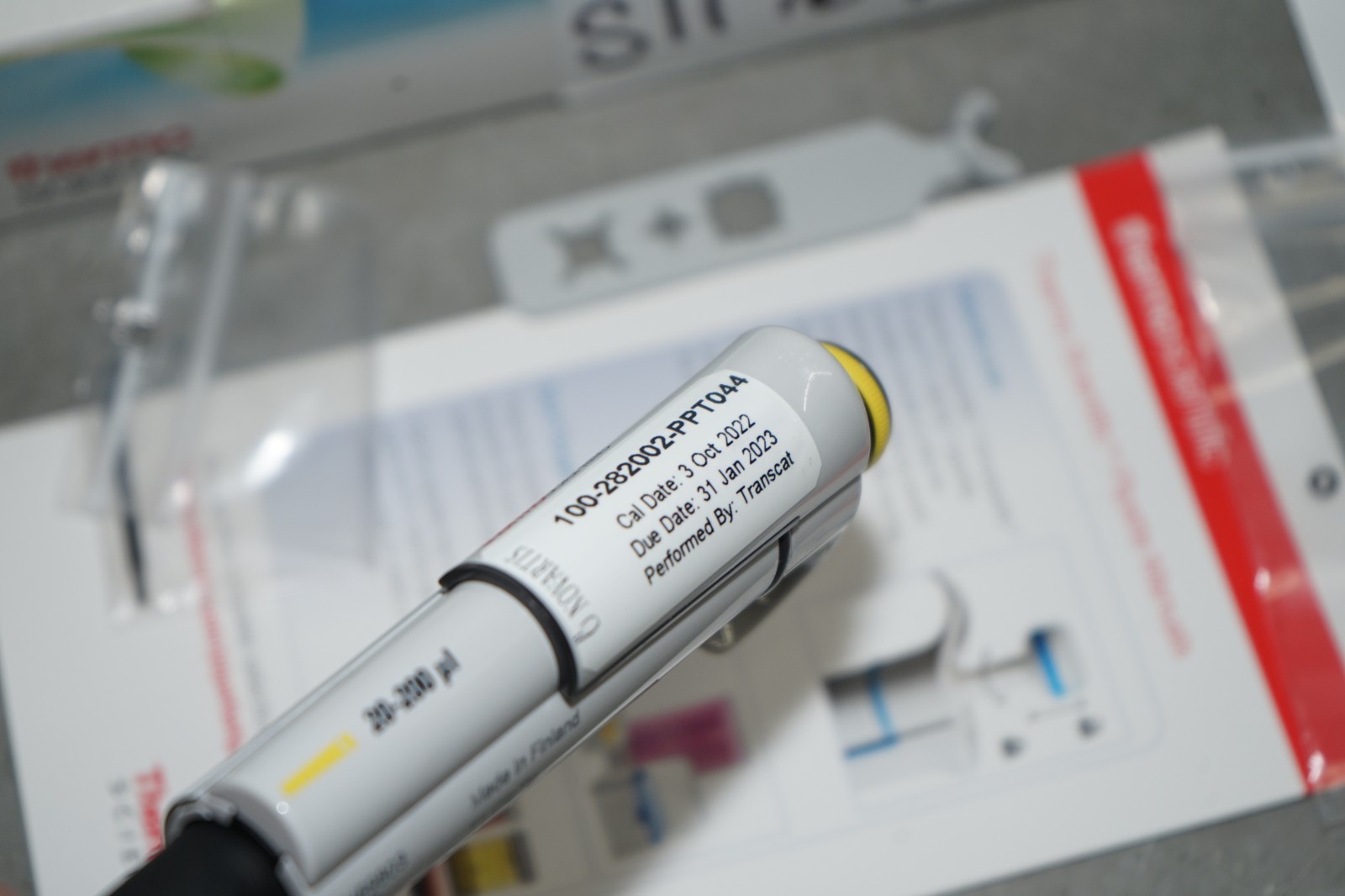 ^ Thermo Scientific™ F1-ClipTip™ 20 – 200 uL Single Channel Pipette #X6030