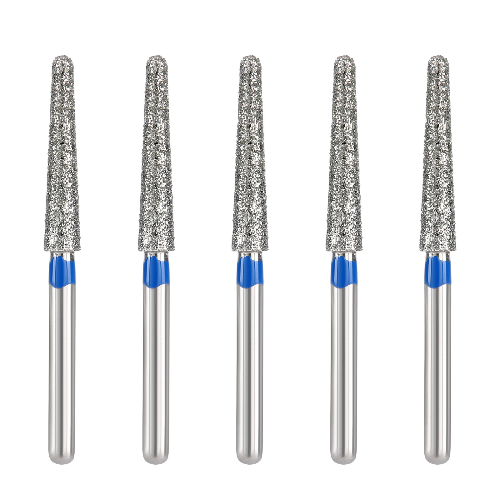 JMU Dental Medium Grit Diamond Burs FG for Fast High Speed Handpiece 5pcs