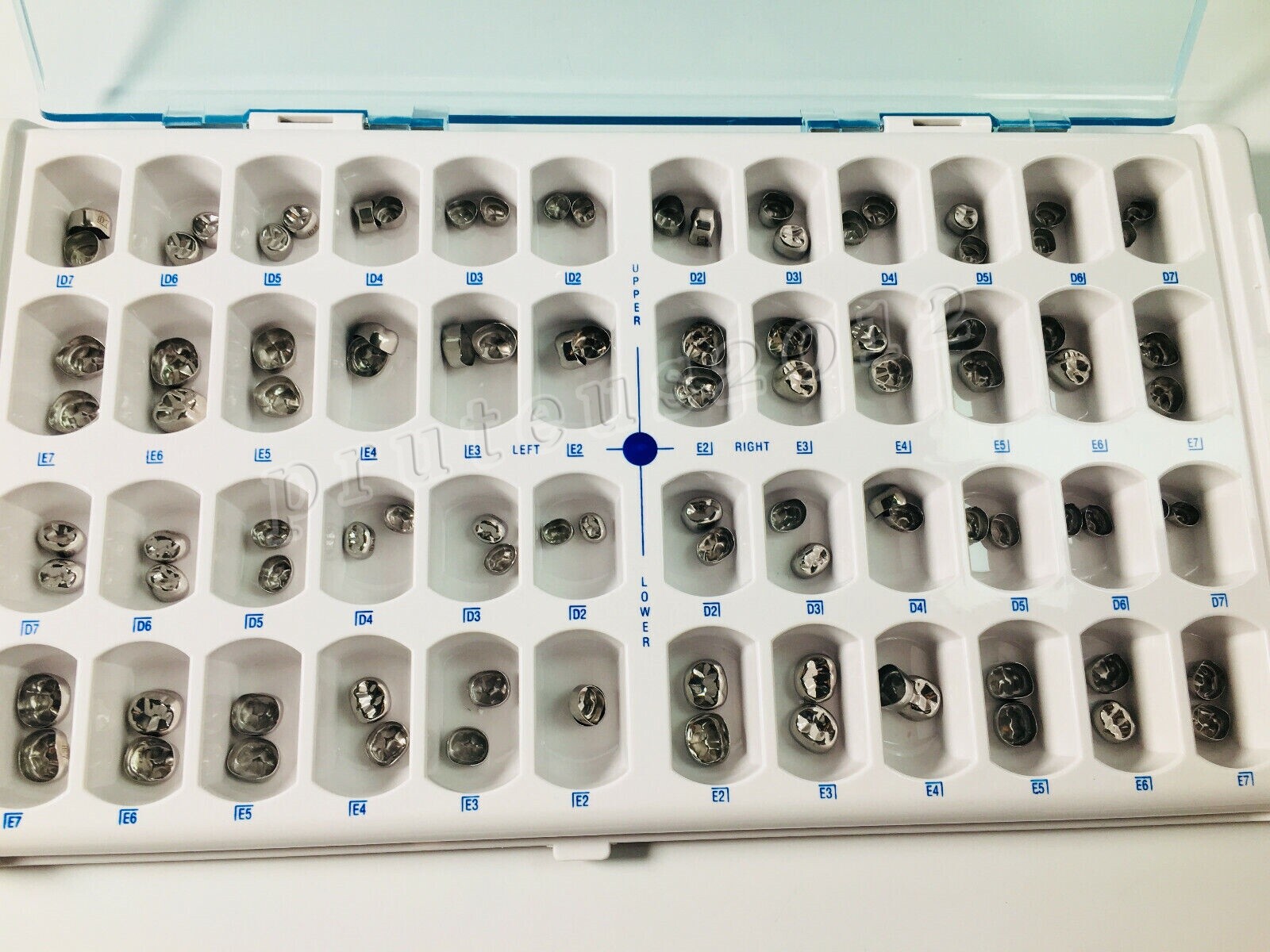 48 ASSORTED PRIMARY MOLAR STAINLESS STEEL CROWNS – COMPLETE KIT