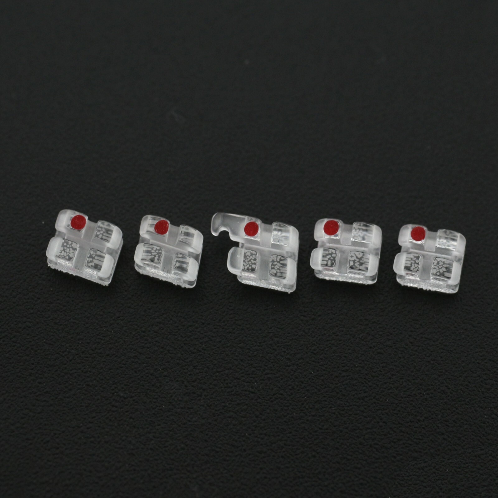 Orthodontic Sapphire Bracket Monocrystalline Aesthetic Brace Roth 022 3w/h Upper