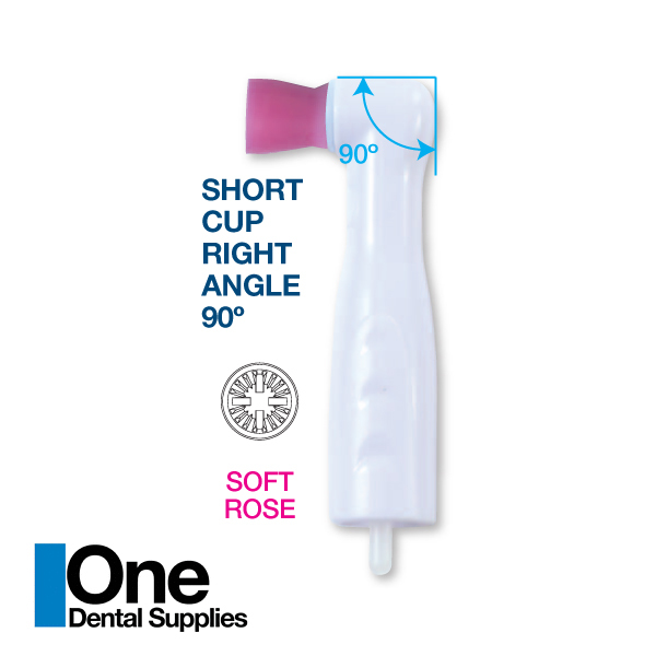 Dental Disposable Prophy Angles Soft Short Cups 90° – Latex Free 500’s